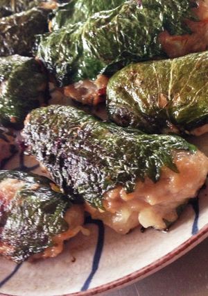 鶏ひき肉のしそ巻き-レシピのメイン写真