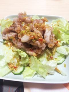ピリ辛香味ダレ♪冷しゃぶサラダに合う!!-レシピのメイン写真