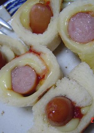 なんちゃってお子様ウィンナーロール-レシピのメイン写真