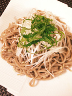 和風☆にんにく香るアンチョビ蕎麦-レシピのメイン写真