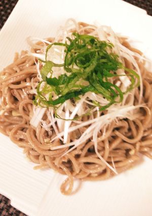 和風☆にんにく香るアンチョビ蕎麦-レシピのメイン写真