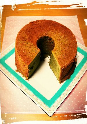 ☆星野抹茶のふわふわ♪シフォンケーキ☆-レシピのメイン写真