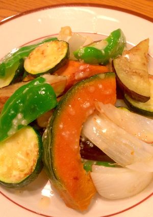 こんがり野菜のチーズ風味サラダ-レシピのメイン写真