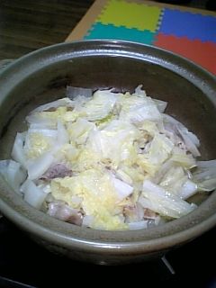 白菜と豚肉の重ね蒸し鍋-レシピのメイン写真