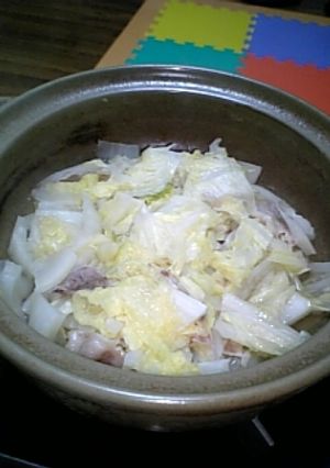 白菜と豚肉の重ね蒸し鍋-レシピのメイン写真