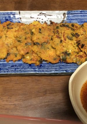 ジューサーのかすでチヂミ-レシピのメイン写真