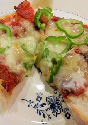 残り物のミートソースでピザトースト-レシピのメイン写真
