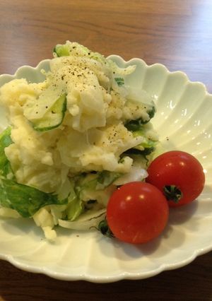 簡単！ヘルシー！グリーンポテトサラダ-レシピのメイン写真