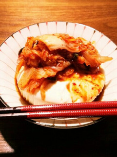 おつまみにぴったり!キムチ冷や奴-レシピのメイン写真