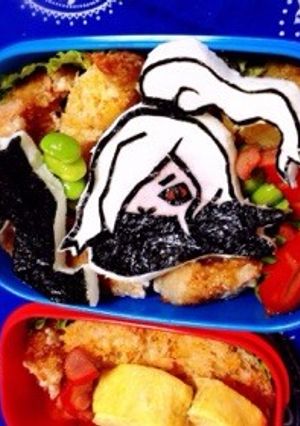 妖怪ウォッチ キャラ弁 ★影オロチ★-レシピのメイン写真