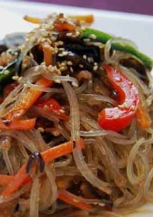 焼肉のたれで＊野菜たっぷりチャプチェ-レシピのメイン写真