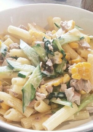残ったカツオ刺身でマカロニサラダ-レシピのメイン写真