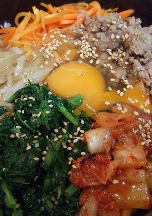 簡単おこげが美味しい石焼ビビンバ-レシピのメイン写真