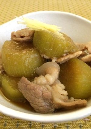 茄子と豚バラの煮物-レシピのメイン写真