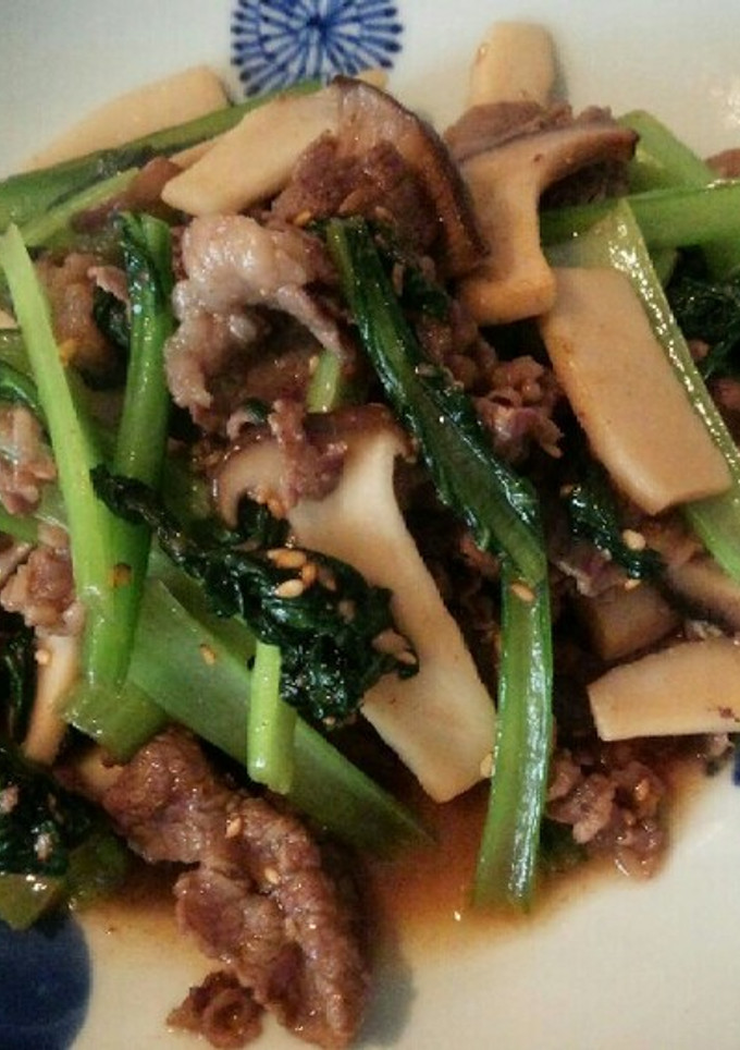 牛肉とエリンギのオイスターソース炒め-レシピのメイン写真