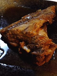鮪カマ煮付け-レシピのメイン写真