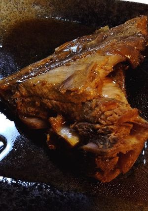 鮪カマ煮付け-レシピのメイン写真