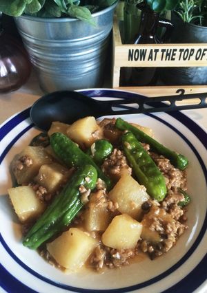大根とししとうのとろ〜り挽肉あん。-レシピのメイン写真