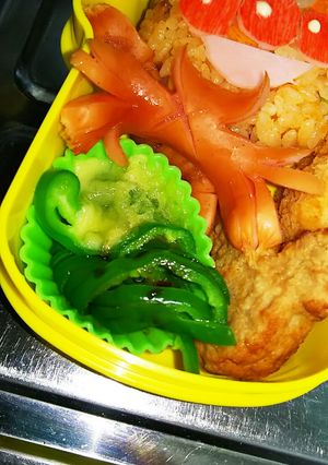 超簡単‼ピーマンカップ チーズON♪-レシピのメイン写真