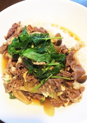 簡単、時短！甘めの牛丼-レシピのメイン写真