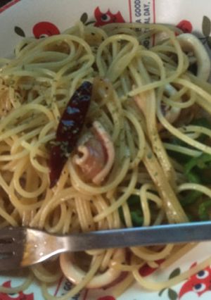 イカのペペロンチーノ-レシピのメイン写真