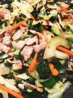 簡単☆生姜焼きのたれで野菜炒め-レシピのメイン写真