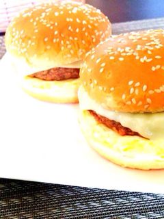 月見バーガー-レシピのメイン写真