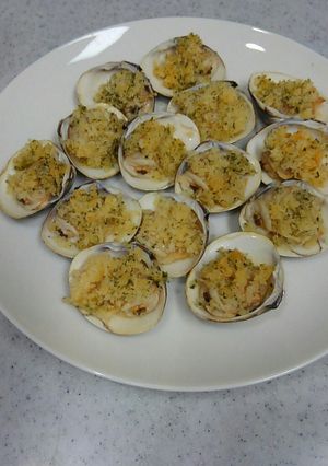 はまぐりのパン粉焼き-レシピのメイン写真