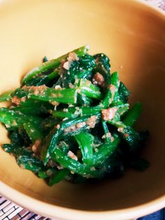 簡単!ほうれん草のごま和え-レシピのメイン写真