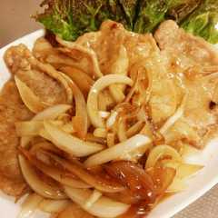 簡単玉ねぎたっぷり生姜焼き-レシピのメイン写真