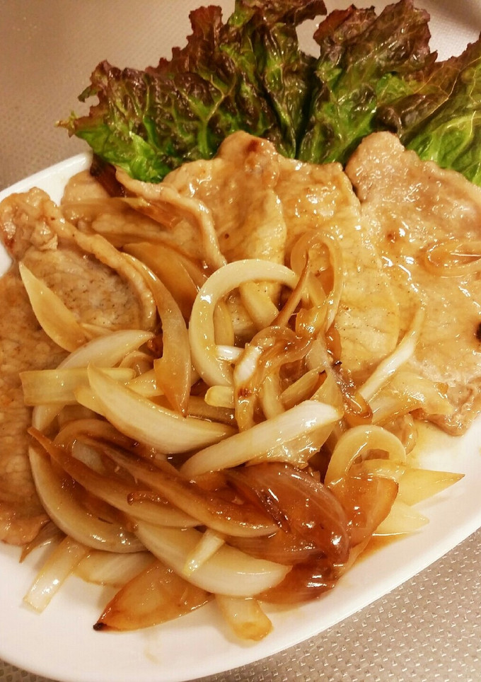 簡単玉ねぎたっぷり生姜焼き-レシピのメイン写真