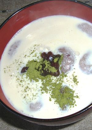 豆乳でお汁粉♪-レシピのメイン写真