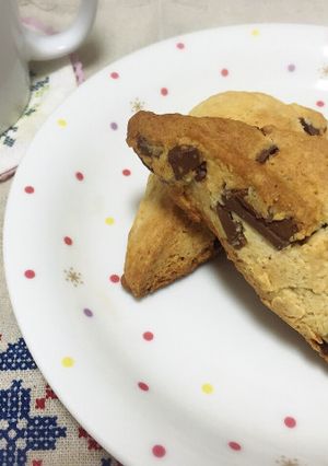 おやつに朝食に☆豆乳チョコスコーン-レシピのメイン写真