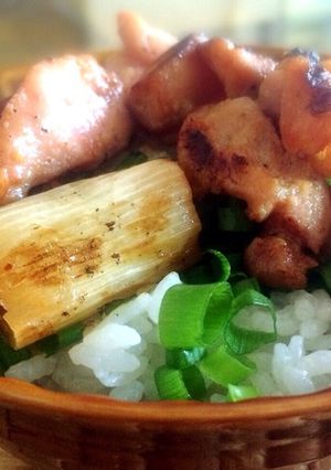 にんにく醤油焼き鳥丼-レシピのメイン写真