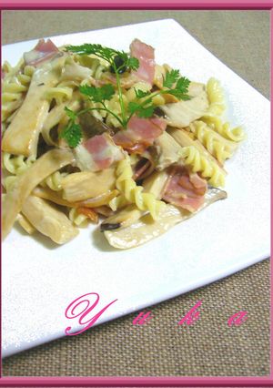 ♠エリンギとベーコンブルーチーズパスタ♠-レシピのメイン写真