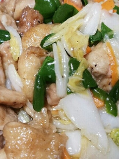 揚鶏の旨塩とろっと炒め♪-レシピのメイン写真
