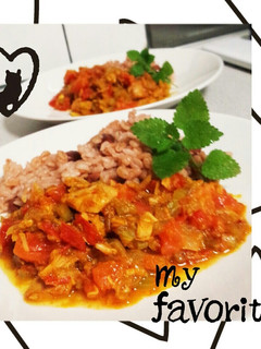 ツナ&トマトのカレー-レシピのメイン写真