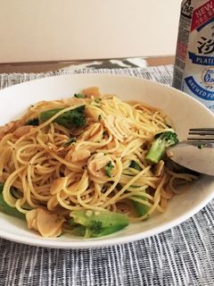 海老とブロッコリーの和風パスタ-レシピのメイン写真
