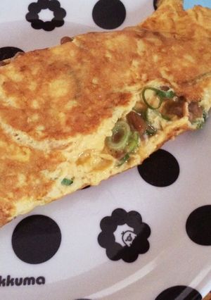 さらば！ねばねばなお皿っ☆納豆卵焼き-レシピのメイン写真
