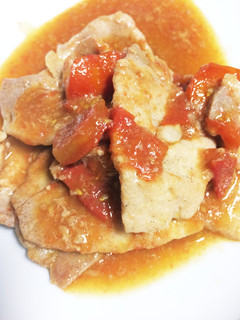 簡単さっぱりトマトと豚の生姜焼き-レシピのメイン写真