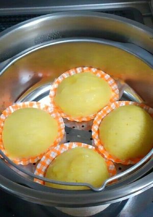 HM で、簡単な豆腐蒸しパン-レシピのメイン写真
