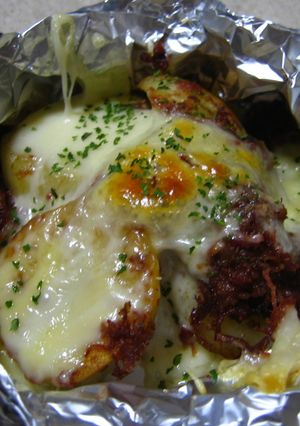 コンビーフ＆ポテトのチーズ焼き-レシピのメイン写真