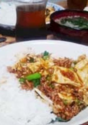 ごはんに合う！トマト缶入り！和風麻婆豆腐-レシピのメイン写真