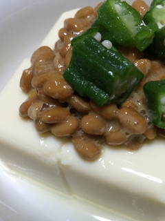 オクラ納豆の冷奴-レシピのメイン写真
