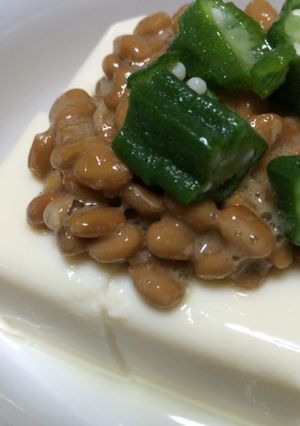 オクラ納豆の冷奴-レシピのメイン写真