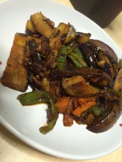 夏野菜とひき肉のピリ辛炒め-レシピのメイン写真