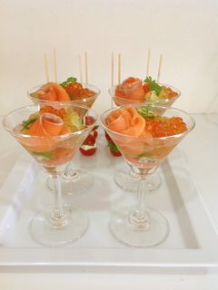 簡単オードブル✨季節の野菜と刺身のジュレ-レシピのメイン写真
