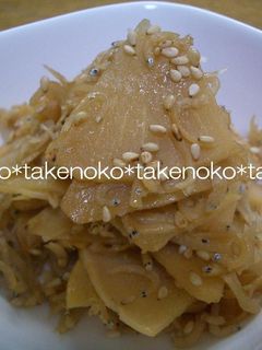 たけのことじゃこの常備菜-レシピのメイン写真