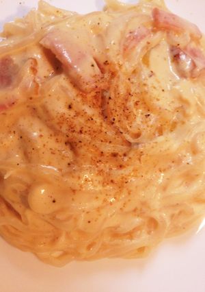 ●絶品!! 豆腐クリームカルボナーラ-レシピのメイン写真