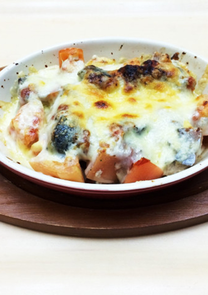 サバ缶とトマトのチーズ焼き-レシピのメイン写真